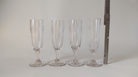 Champagne flutes  set 1 | 4 stuks