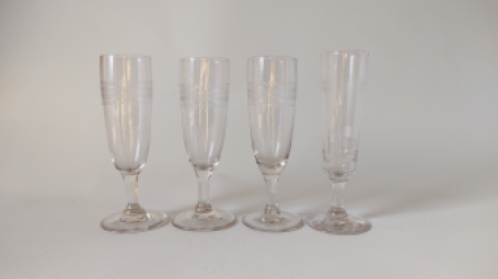 Champagne flutes  set 1 | 4 stuks